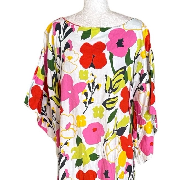 Frances Valentine Spinnaker Poppy Meadow Lampshade Sleeves Maxi Dress - L - Picture 6 of 16